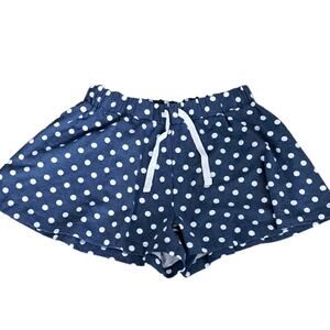NWT Tucker + Tate Girls Navy White Polka Dot Swing Shorts Size 7